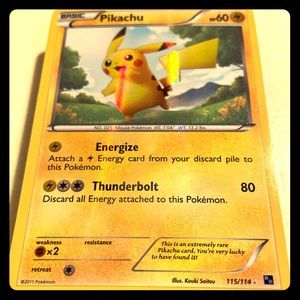 Pikachu - 115/114 - Secret Rare - MINT CONDITION